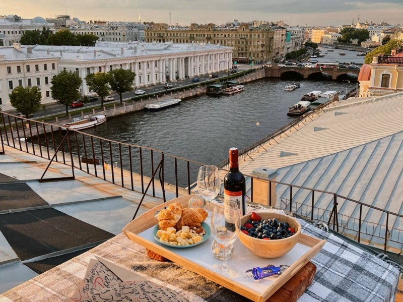 Пикник на крыше в Петербурге – индивидуальная экскурсия